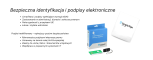 Bezpieczna identyfikacja i podpisy elektroniczne